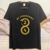 Fashion summer Teenagers tshirt Be Legendary Snake Number Two Four Short Sleeve Workout ONeck Tee shirt cotton teeshirt