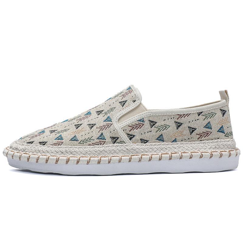 Shoes Men's Fisherman Shoes One Pedal Sleeve Lazy Shoes Flat Bottom Fashion Casual Old Beijing Cloth Shoes Men's Shoes