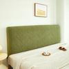 Jacquard Bed Headboard Cover Solid Color Elastic Bed Head Slipcover Leaves Printed All-inclusive Bed Backrest Cover Bedrooms