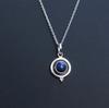 Lapis Lazuli Sterling Silver Handmade Pendant, Natural Lapis lazuli gift for her