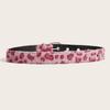Korean Style Retro Y2k Belt Harajuku Trouser Decoration Fashion Leopard Print Belt  Lady