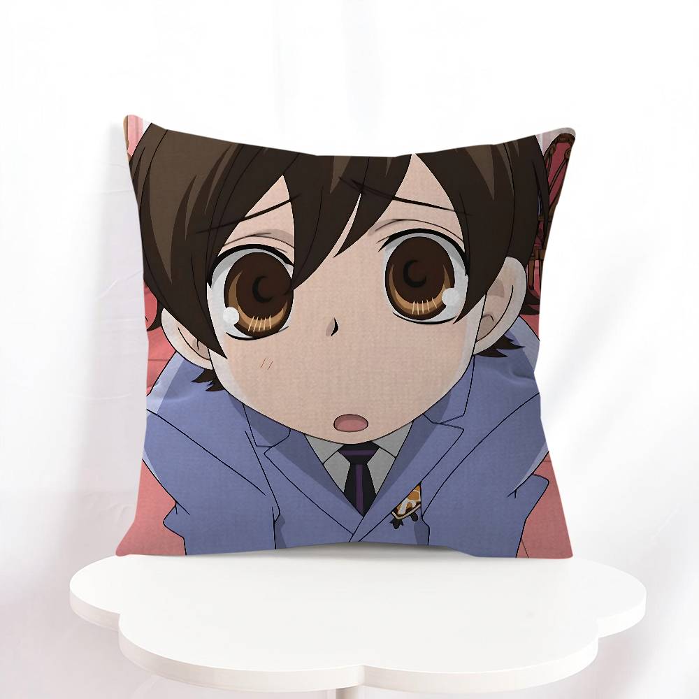 H-Haruhi Fujioka Cartoon Ahornblatt Design Kissenbezug Fröhliche Herbsternte Dekor Feiertagsdekor Kissenbezug