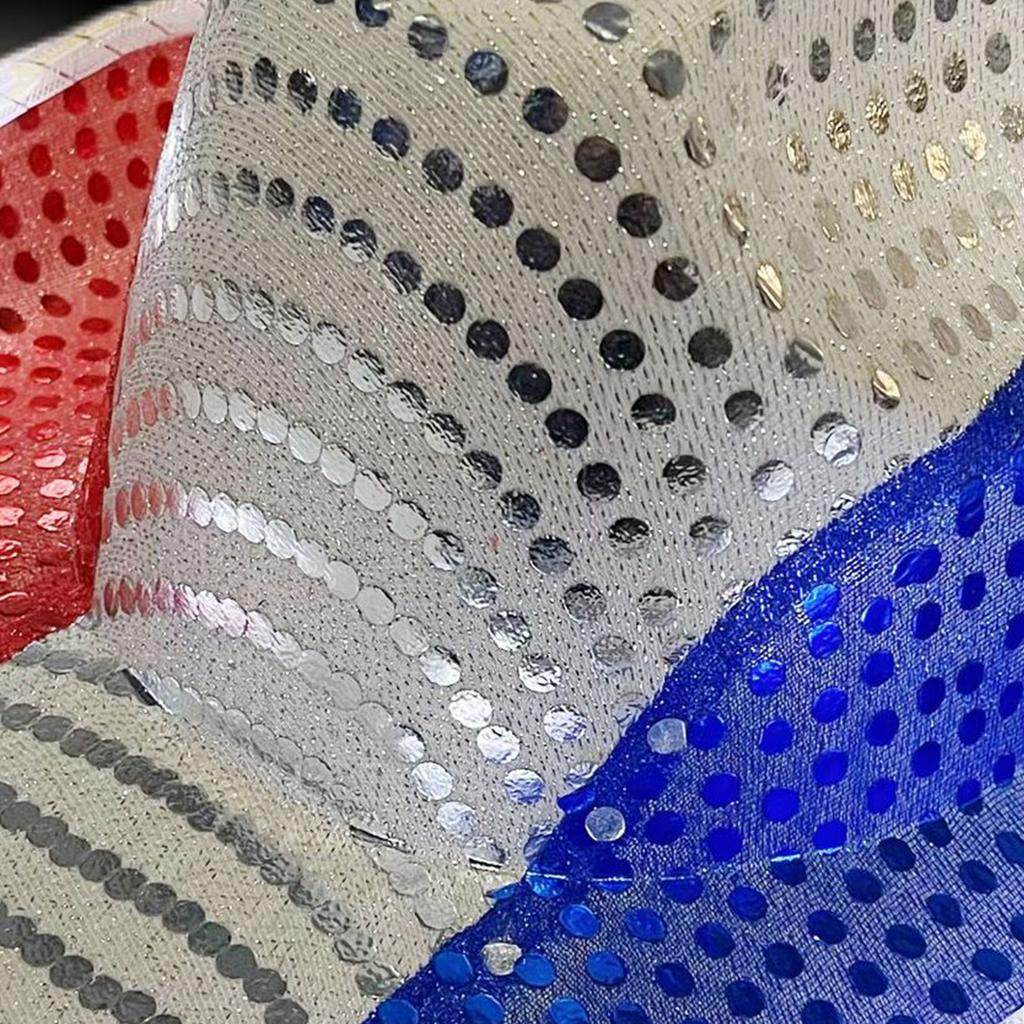 Light Up Cowboy Hat WesternStyle Sequins Hat US Flag Color LED Cowgirl Hat Adjustable Flashing Fedora Costume Accessory