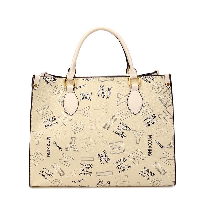 2025 Trendige Monogramm-Tragetasche mit großem Fassungsvermögen - Perfektes Geschenk für Mädchen