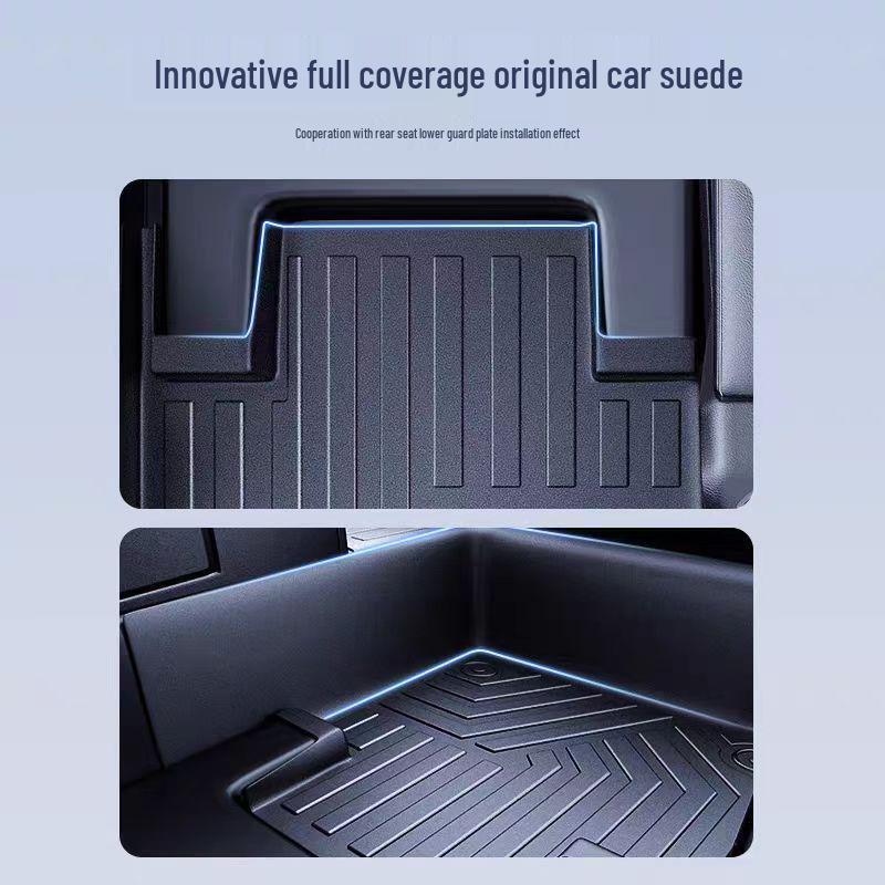 All-Weather TPE Floor & Trunk Mats for Tesla Model 3/Y - 3D Injection Molded