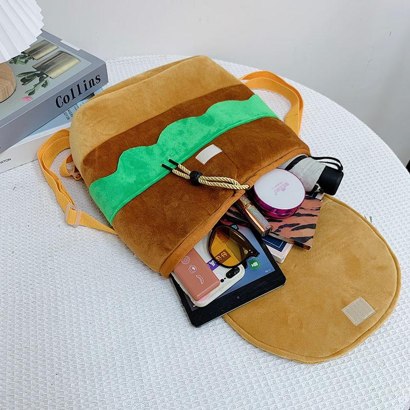 Cute Girl Cartoon Ugly Cute Little Back Girl New Personalized Student Schoolbag Niche Design Outdoor Leisure Backpack