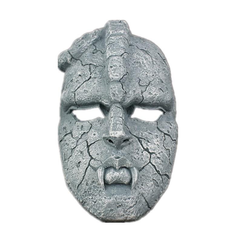 Stone Demon Mask for Wall Hanging Halloween Horror Jojo Bizarre Adventure Gargoyle Stone Mask Resin Stone Mask