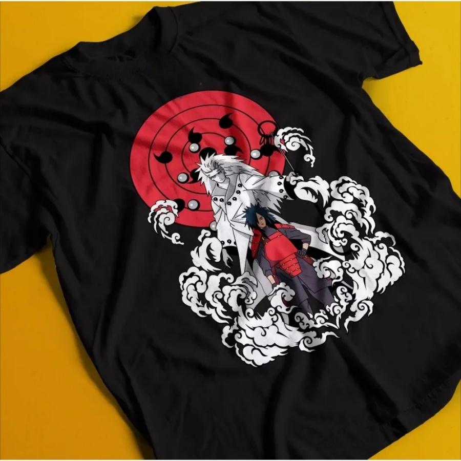Футболка Мадара Футболка Наруто Футболка Джирайя Футболка Итачи Учиха Какаши Хината Аниме Футболка S