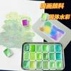18-color Solid Pearlescent Chameleon Watercolor Pigment for Nail Painting Thangka Decorative Pigment Box
