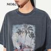 MO&Co. 2025 Summer Loose Fit Cotton Print T-Shirt