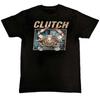Clutch Band Graphic Print Mens T-Shirt S-4XL