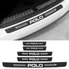 WGLRK1 Car Door Sill Protector Plate Rear Trunk Bumper Guard Threshold Sticker for Volkswagen VW POLO Logo 2024 2023 6R 9N MK5 2023