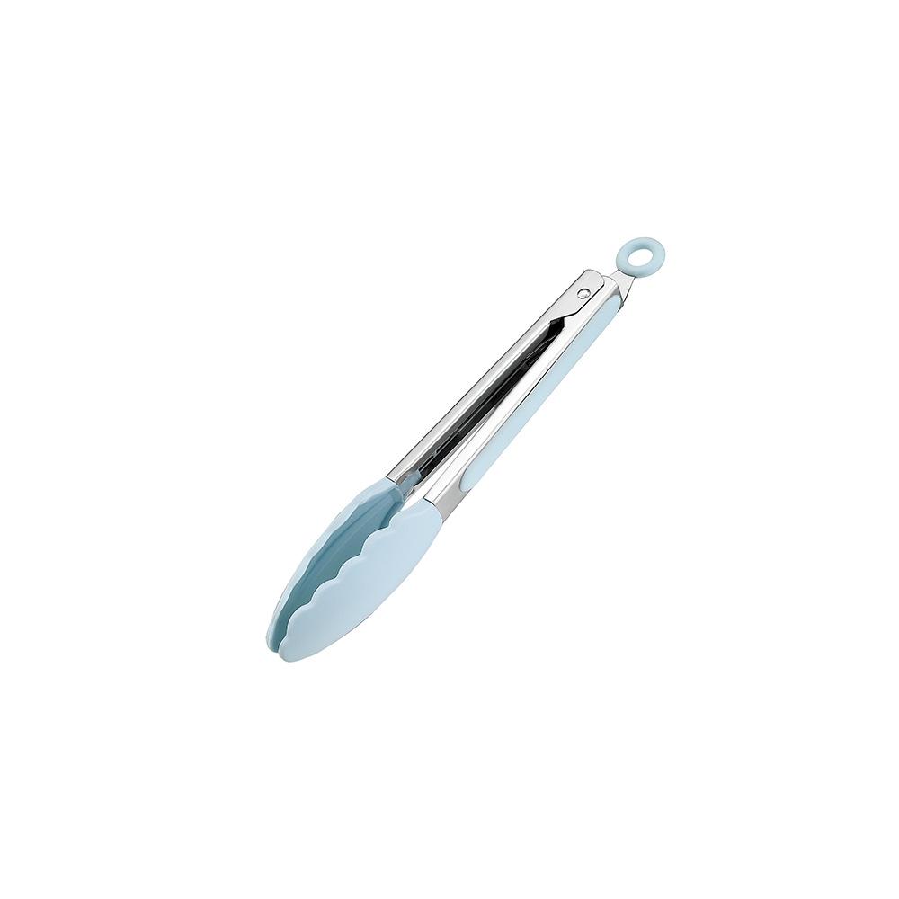 High-Temperature Resistant Silicone Kitchen Tongs - Non-Slip for Grilling, Baking, and Bread Handling.