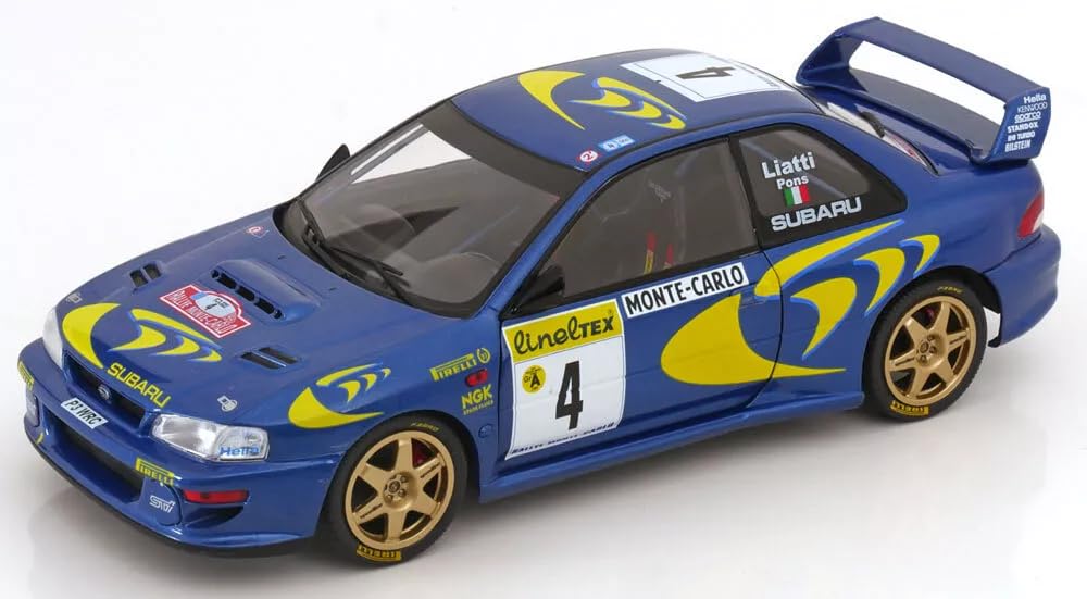 

Solido Subaru Impreza 22B Monte Carlo Rally SOLIDO Impreza RALLY WRC миникар 1/18 1997#4 Liatti/Pons [предмет]