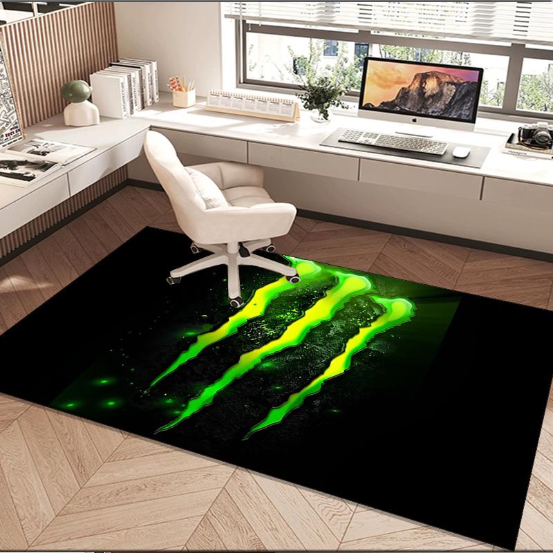 Monster Energy Area Rug Suitable for Indoor And Outdoor,Carpets for Playroom, Homes, Offices, Living Rooms,Home Decor,Christmas Fan Gift