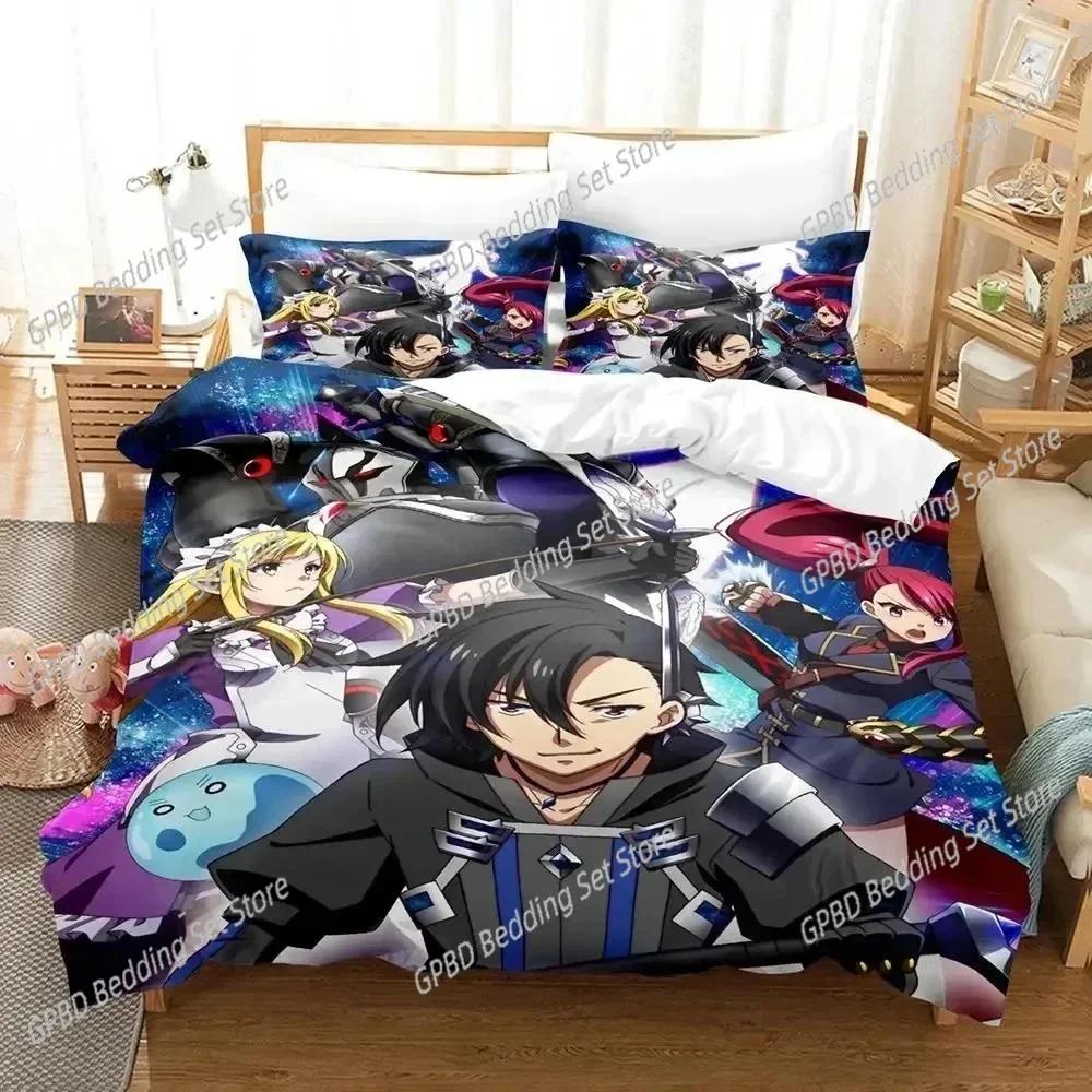 3D Print Anime Black Summoner Bedding Set Single Twin Double Queen King Cal King Size Bed Linen Set US King 264x228cm