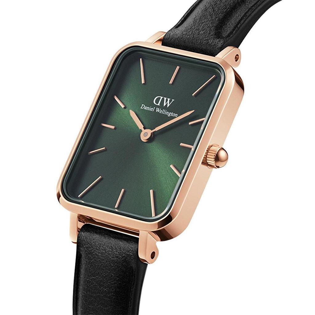 Daniel Wellington DW00100446 Quadro Women’s Leather Strap Analog Watc