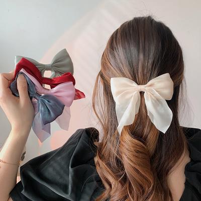 Barrette à cheveux princesse avec nœud en ruban, épingles à cheveux pour femmes, couvre-chefs, accessoires pour cheveux pour femmes et filles