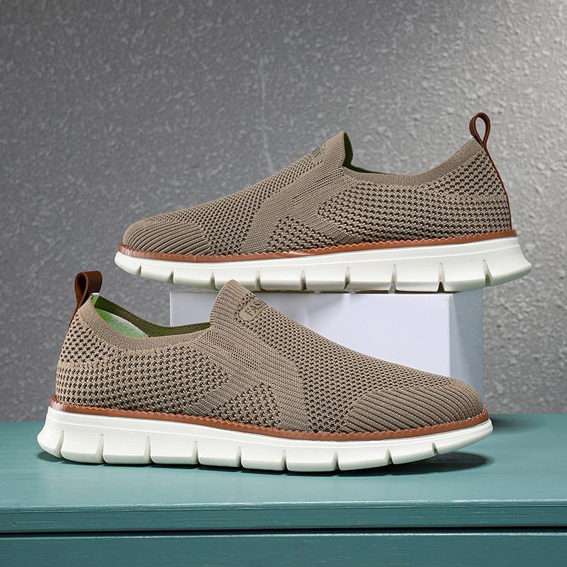 Fashion Men's Shoes Summer High-quality Soft Soled Hiking Comfortable Sports Lightweight Flat Bottom Outdoor Walking Shoes New Style