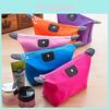 Dumpling Makeup Bag Foldable Travel Cosmetic Organizer With Handheld Design For On The Go Use