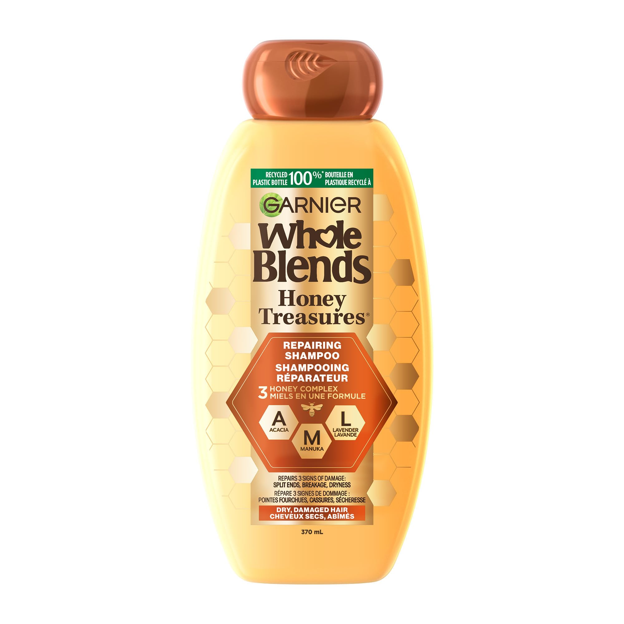

Шампунь Garnier Honey Treasure Repair, цельная жидкая унция, 12,5