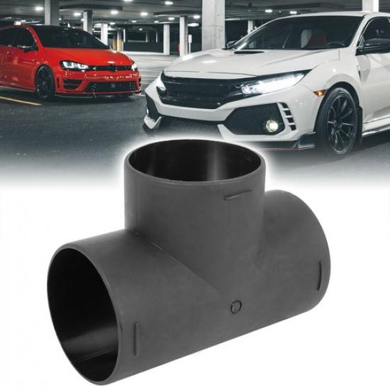 75mm Auto Car Heater Warm 3 Way Air Ducting Pipe T Shape Outlet Connector