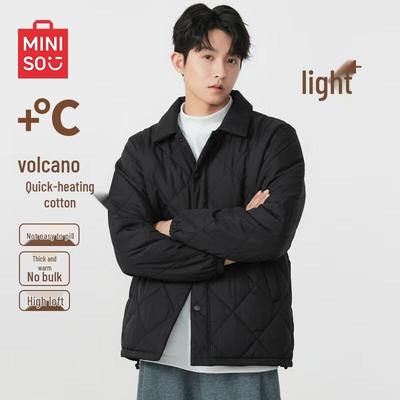 Men's Lapel Quilted Warm Cotton Jacket