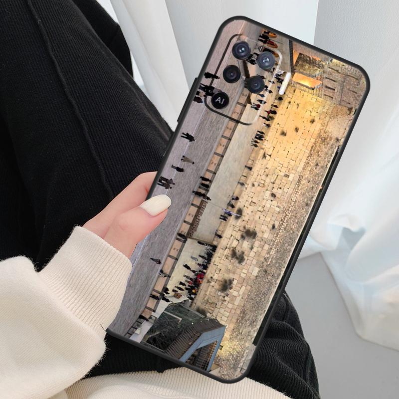Jerusalem Western Wailing Wall Case For Oppo A96 A76 A16 A60 A98 A58 A78 A18 A38 A80 A40 A77 A57 A17 A74 A54 A94 A15 A5 Pro