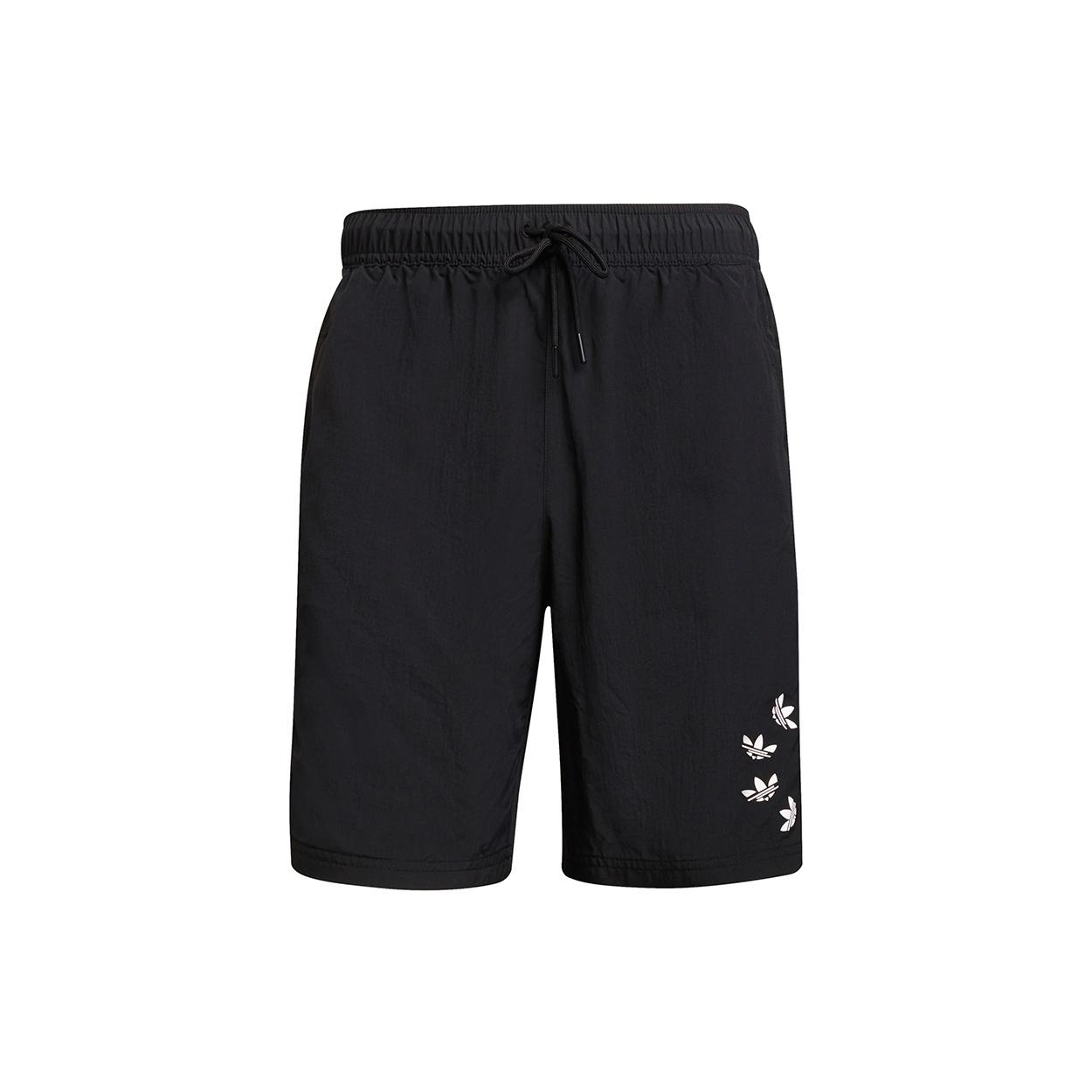 adidas originals St Swimshort Casual Sports Breathable Lacing Shorts Black Men s H37729 S