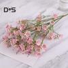 Artificial Flowers Lush Spring Decoration Vibrant Color Gypsophila Silk Flowers Bouquet