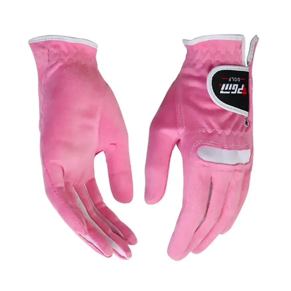 1 Paar Dames Golfhandschoenen Suède Microvezel Doek Antislip Slijtvast Buiten Sport Handschoenen Golf Benodigdheden