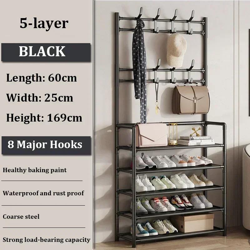 Shoe Multi-ayer Rack DIY Organizer Clothes Storage Load-bearing Organizer Hat Hanger Household Shoes  Multifunctional Shoe Rack