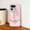 For Realme 16 Pro Plus 5G Phone Case Cute Panda Letters Soft Smooth Liquid Silicone Lightweight Funda For Realme 16 Pro+ Housing
