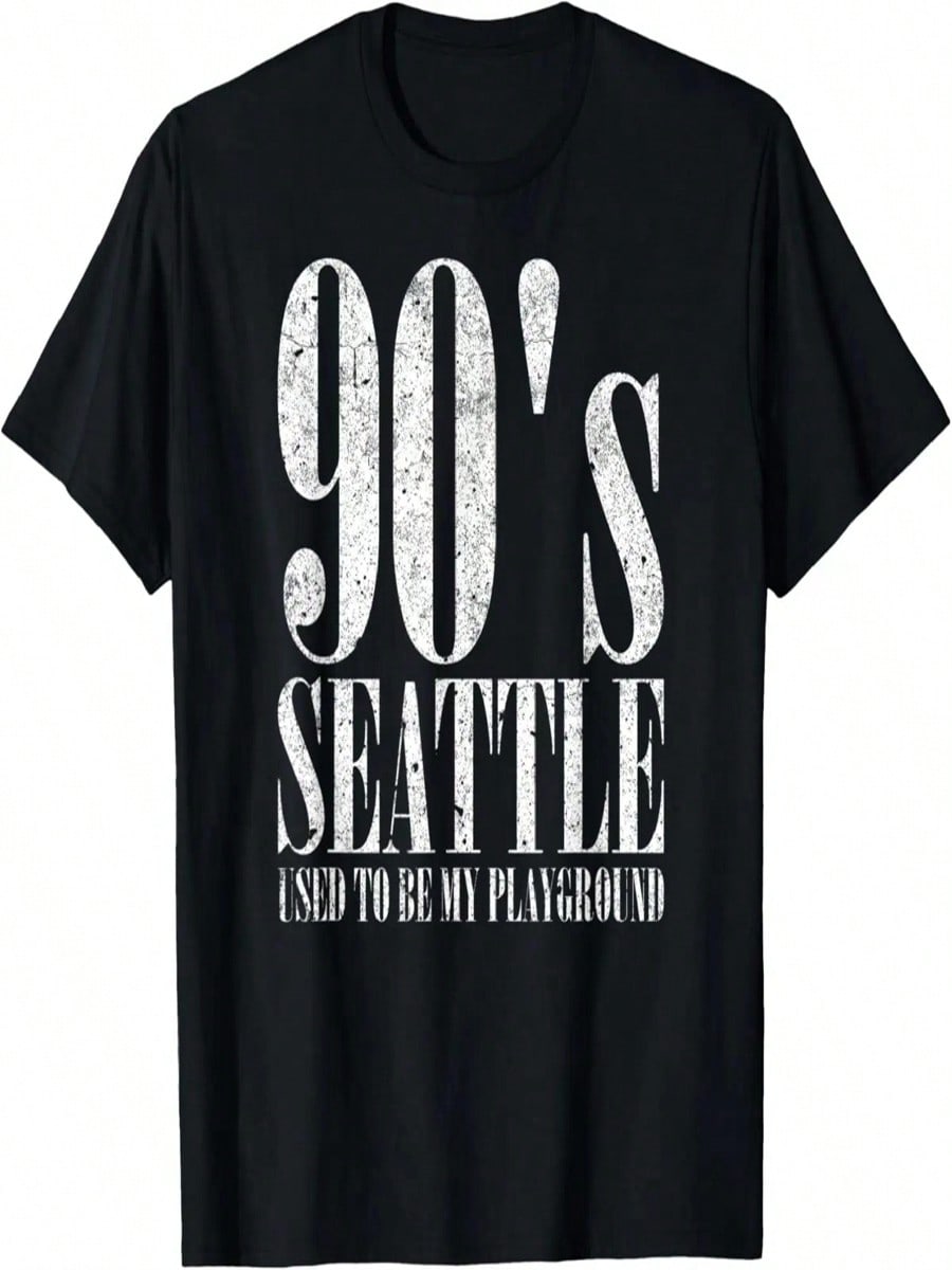 90 s Seattle Used To Be My Playground Grunge Vintage Music T-Shirt S разноцветный