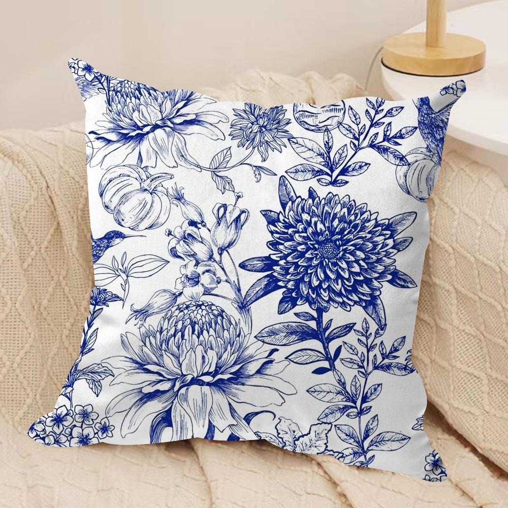 Bohemian Style Texture Cushion Cover Short plush Doublesided Print Square Throw Pillow Covers Sofa Home Cushion Decor