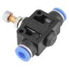 Sixrun 10pcs/set Pneumatic Flow Speed Valve, Push-in Speed Controller 6mm Pneumatic Air Flow Control Valve Connector, Pneumatic Quick Fitting