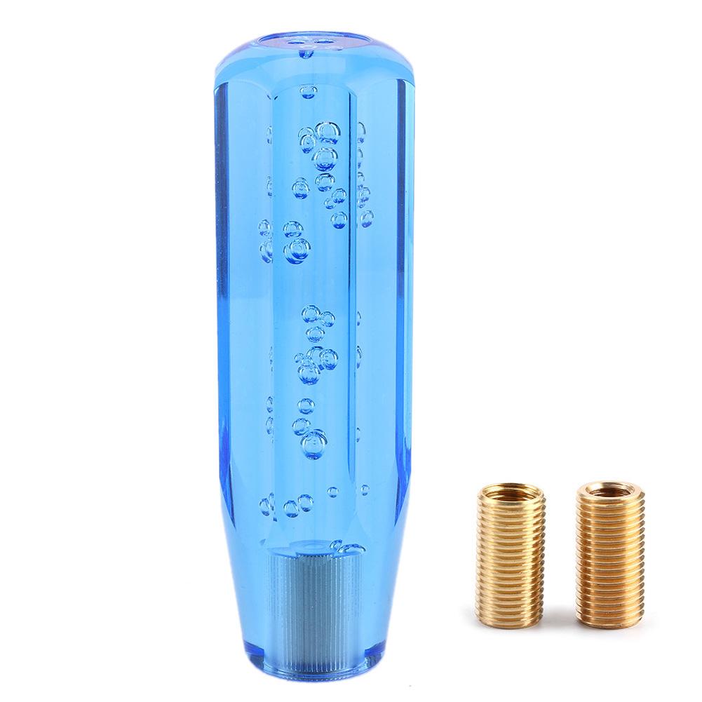 15cm 5.9in Crystal Car Shift Knob Gear Stick Lever Universal for Manual Transmission VehiclesBlue
