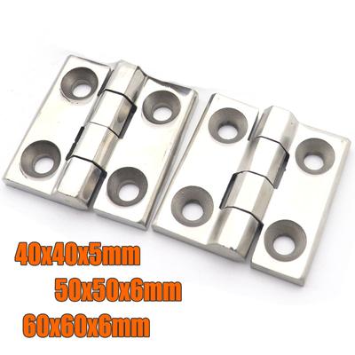 40/50/60mm Butt Scharniere Metall Schwarz Tür Scharniere Schrank Aluminium Box Backflap Schuppen Tür Hardware 1PCS