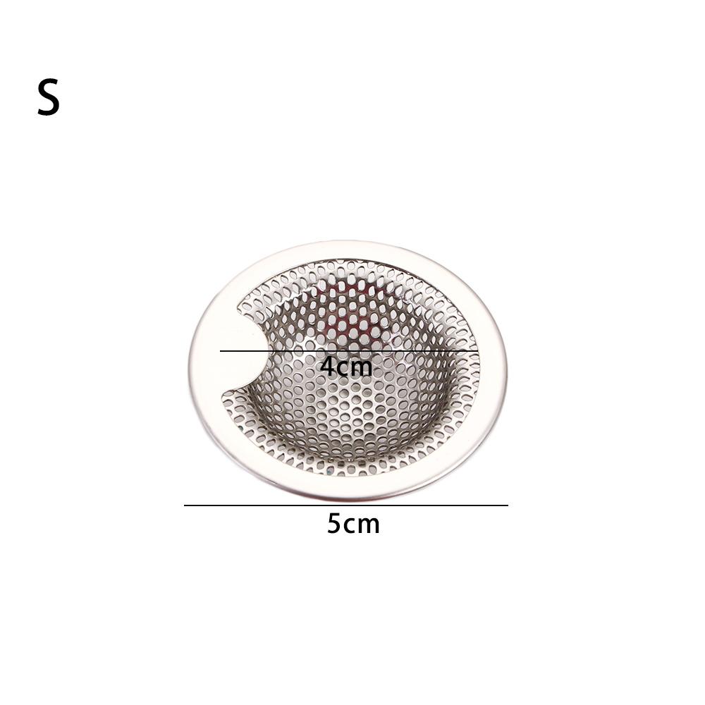 1Pcs 3 Size Stainless Steel Sink Strainer Drain Hole Filter Mesh Trap Bathtub Shower Waste Stopper Drainage For Kitchen