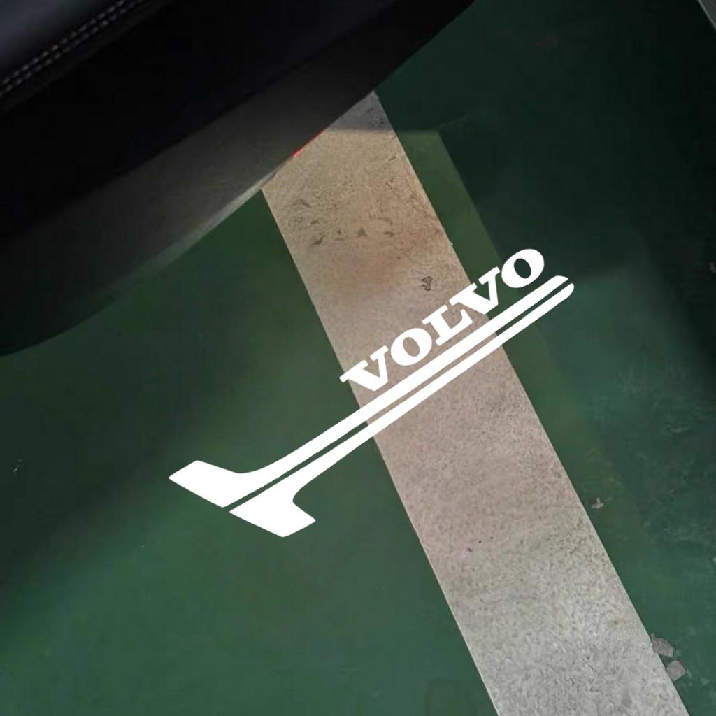 zqdtx1 2pcs For VOLVO XC90 XC60 XC40 V90 S90 V40 V60 S60 S80 Car Accesorios RDESIGN Logo Light Car Door Light Projector Welcome Light