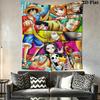 One Piece Adventure Begins Tapestry Background Cloth Wallmounted Background Wall Hanging Cloth Background Cloth Homestay Soft Decoration Tapestry