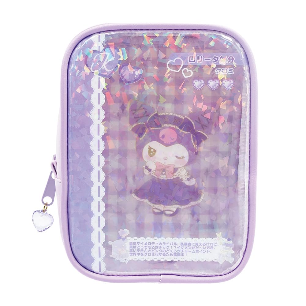Sanrio Characters Kuromi Glitter Card Style Window Pouch 8203 415
