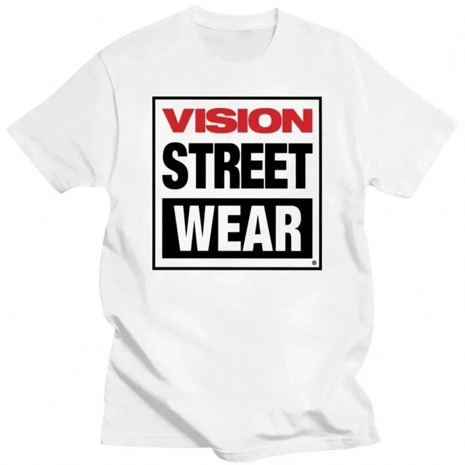 unisex Wounisex Vision Street Wear T-Shirt Vision Street Wear T-Shirt Blanks Vintage Summer Top Fitted T Shirts For unisex S разноцветный