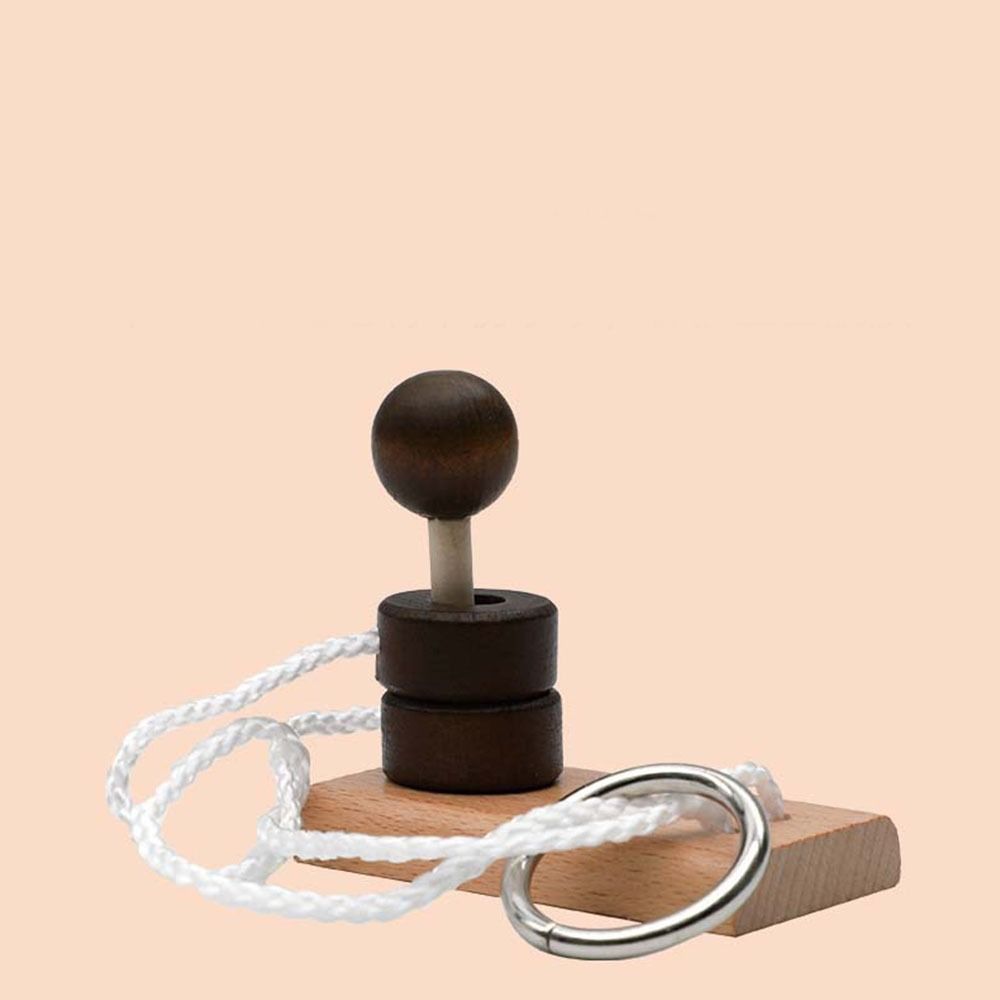 Wooden Threading Rope Loop Puzzle 3D  Classic   Kids