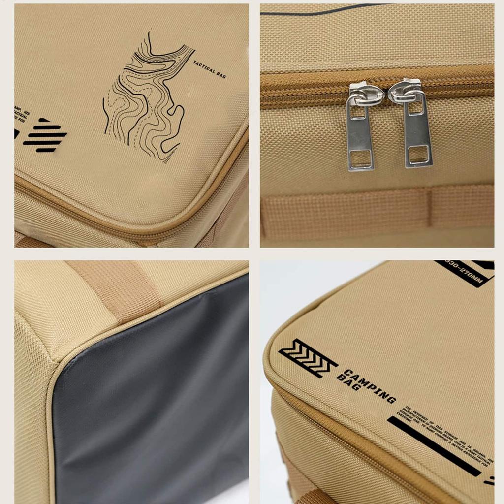 Camping Storage Box 30L Soft Tableware And Kitchenware Storage Box Foldable Organizer Bag For Stove Pots Bowls Camping Equipment