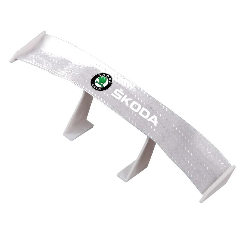 

Автомобильный задний спойлер Мини спойлер Крыло Маленький хвостовой значок Наклейка Украшение Для Skoda Octavia Superb Rapid Kodiaq Karoq Fabia Kamiq Roomster Citigo