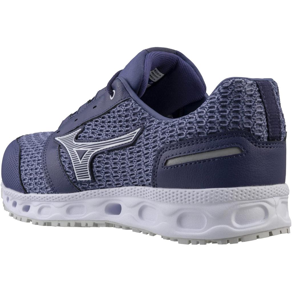 Mizuno VH11L Breathable Work and Safety Blue and Size 3E Men's All-Purpose Shoes, White, 27.5 Cm,