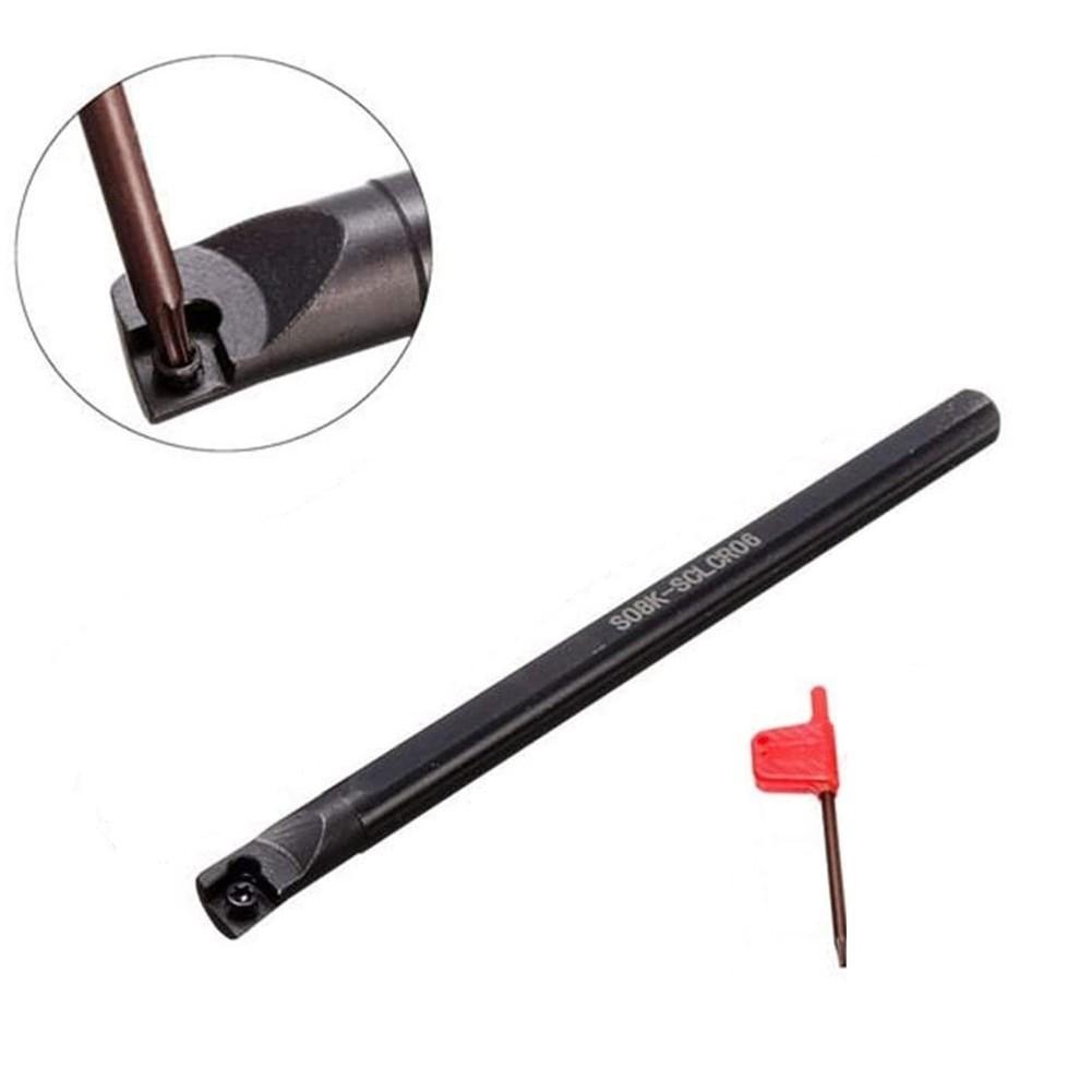 Carbide Turning Tool Lathe Boring Bar & CCMT060204-HM Insert For Machining Steel