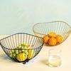 Cesto Portfrutta Minimalista Nordico in Ferro Battuto - Decorazione Creativa per Soggiorno per Snack e Caramelle