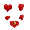 Mini Love Lapel Pin Sweet Red Heart Badge Pin Lover Gift Jewelry Accessories  Women Men